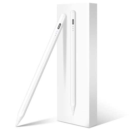 Pen for Apple iPad 2026-2018, Fast Charge/Tilt Sensitivity, Palm Rejection Stylus Pencil for iPad A16 11th/10th-6th Generation, Air M4 M3 M2 11"/13"/5-3 Gen, Pro M5 11"/13"/12.9", Mini 7th/6th/5th