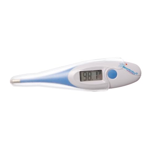Dreambaby Clinical Digital Oral Thermometer - Accurate Temperature Reading in 30 seconds - With Fever Alert Sound Feature - Suitable for Infants, Toddlers & Adults - Blue - Model L318