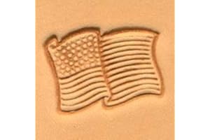 Tandy Leather Craftool 3D USA Flag Stamp 88354-00
