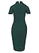 Fantaist Women's 1950s Sweetheart Button Cocktail Party Pinup Vintage Dress