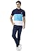 YIDI Polo Shirts for Men Short -Contrast Color Stitching Casual T-Shirt