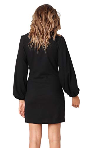 image for R.Vivimos Women's Autumn Winter Cotton Long Sleeves Elegant Knitted Bo