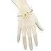 LUX ACCESSORIES Handcuff Hand Cuff Partners in Crime BFF Best Friends Matching Bracelet Set