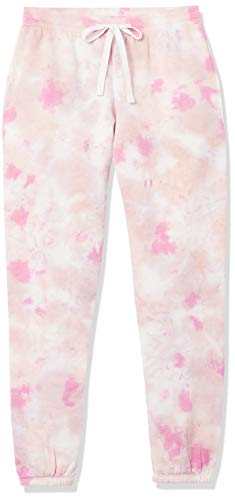 THE DROP WOMEN’S DINA FLEECE ELASTIC HEM SWEATPANT, ROSE, S