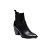 Steve-Madden-Womens-Patricia-Leather-Pointed-Toe-Ankle-Black-Leather-Size-80