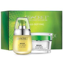 Seacret Age-deffing Eye-zone Complex 2pack (1oz 30ml Revive Serum) & (1oz 30ml Regain Eye Cream)