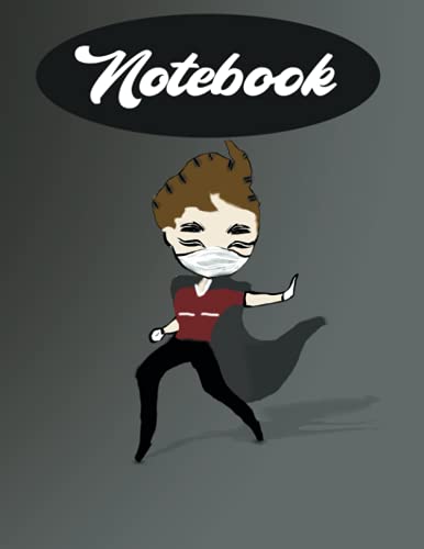 Notebook: Black Cover-Composition Notebook-College Ruled 120 pages- Size (8.5 x 11 inches)-Lined Paper -Diary