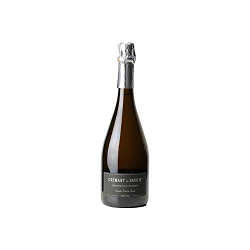 Crémant de Savoie Entre amis Brut Zéro Blanc - Domaine Jean-François Quénard - Vin effervescent AOC Blanc de Savoie…
