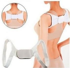 Fashion Therapy Brace Posture Correction Adjustable Back Shoulder Support Belt S kafewkub