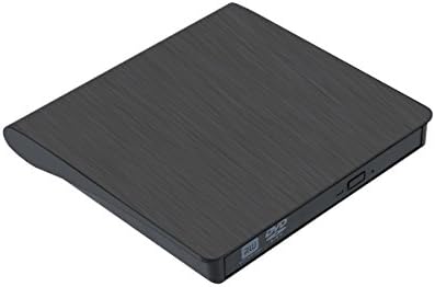 External DVD Drive, USB 3.0 Ultra Slim Portable High Speed Optical CD RW/DVD RW/CD ROM/ DVD ROM Drive/Writer/Rewriter/Burner for Mac, Macbook Pro Air iMAC, Laptop, Desktop by Joyphy (Black)
