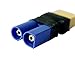 Male EC5 to Female XT60 Adapter,KCRTEK 3PCS Female XT60 to Male EC5 Connector Adapter No Wires RC LiPo Battery Connectors