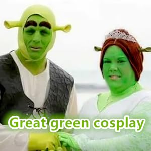 Go Ho 6 Colors Green Face Body Paint,Cream Washable Formula Face Painting for Adults Children Halloween Cosplay,Body Paint FX Makeup Palette,Professional Costumes Face Paint Green Makeup