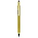 MONTEVERDE USA 9-in-1 Tool Liquid Ink Rollerball Pen in Brass – Hand-Machined Multifunctional Pen with Stylus, Screwdrivers, Level, and Ruler – Exclusive Collection, Ideal Gift for Engineers