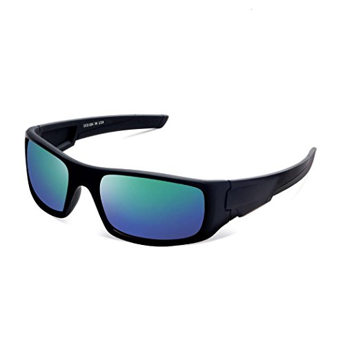 Bookear Polarized Sports Sunglasses UV400 Protection Cycling Glasses for Cycling, Baseball,Fishing, Ski Running,Golf (D)