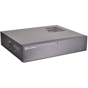 Amazon.com: Silverstone Technology Tek Aluminum Front Door/Steel Body Micro ATX Media Center ...