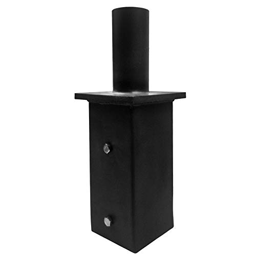 1000LED Tenon Adaptor for 4 inch OD Square Pole Top, Light Pole Adapter, 2.38 inch OD Internal Tenon Adaptor, for Flood Light, Parking Lot Lights, Shoebox Light with Slip Fit Mount