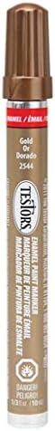 Testors Gold or Dorado Enamel Paint Marker-Metallic Glass Wood Plastic