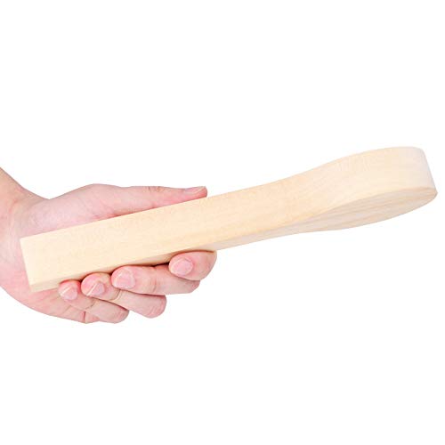 4 Pack Wood Carving Spoon Blank Basswood Unfinished Wooden Craft Whittling Kit for Whittler Starter Kids - Thumbnail 3