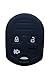 Key Fob Cover for Ford Exploer: 3 Buttons Key Fob Case Protector Fit for Ford F150 F250 F350 Edge Ranger E150 E250 E350 Flex Super Duty Excape Freestyle Mercury Mariner 2004 to 2016 (Black)