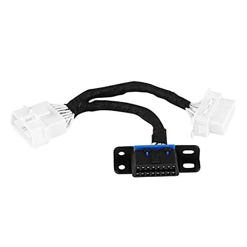 OBD2 Extension Cable, Universal OBD2 16Pin Male to Dual Female Extension Cable OBD2 Splitter Adapter Cable Y Cable