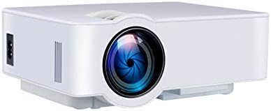 Fastle Upgraded LED Projector E08 Home theater Projector Brighter Screen for Connecting PC DVD Playstation Laptop by Multi Input Interfaces (White)