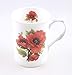 Autumn Poppy Chintz - Fine English Bone China Mug - England