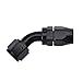 EVIL ENERGY 6AN Hose End Fitting 45 Degree Swivel for CPE Braided Hose Black