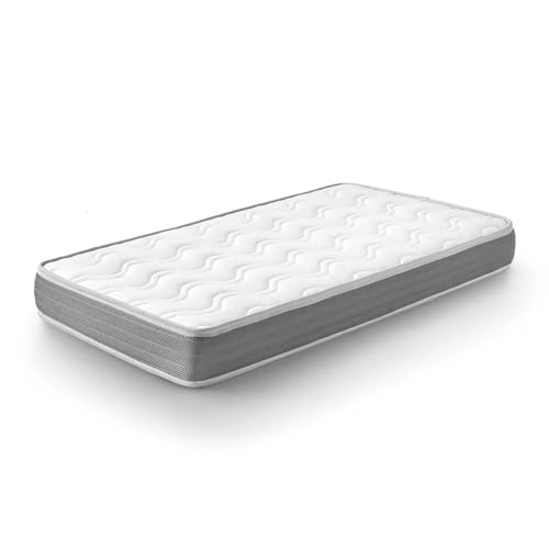 KUO Baby Baloo Plus Mini Cot Mattress | Two-Stage Mattress | Maximum Breathability and Adaptability | 80 x 50 cm | Innogel Shaped Memory Foam | Oeko-Tex Standard 100 Certified