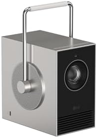 CineBeam Q Projecteur 4K UHD, 600 Lumens ANSI, Contraste 450 000:1, Laser RGB Triple, Design Compact avec Poignée Rotative 360 Degrés, Écran jusqu'à 120 Pouces, Modèle PU600U
