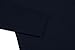 COOFANDY Men's Shirts Casual Zipper Shirt Irregular Long Sleeve T Shirt,Navy Blue,Medium