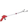 Grijpgereedschap Uitbreiding Inklapbare vuilnisbak Afvalinzameltool voor tuinbladeren(Red handle)