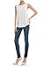 Flowy Relaxed Cool Loose Fit Tank Tops: Workout Rayon Knit Jersey Regular and Plus Size Cream M