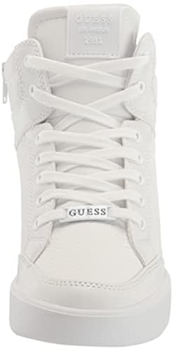 GUESS Women's BLAIRIN Sneaker, White Logo, in Oman Whizz
