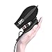 DAN Technology D29 Compact Travel Hair Dryer with Diffuser, Concentrator, Storage Bag, EU Plug Adapter and Folding Handle, 1200W Dual Voltage Hair Dryer, 125V-250V, ETL Certified