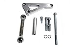 Long Water Pump LWP Chrome Alternator Bracket Kit
