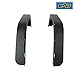 EAG Rear Fender Flares Steel Flat Style 2PCS Fit for 07-18 Jeep Wrangler JK