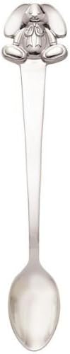 Reed &amp; Barton 2711 Gingham Bunny Nickel Plated Infant Feeding Spoon
