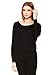 Bella Ladies Elizabeth Long-Sleeve dolman sleeves Top, black, XX-Large