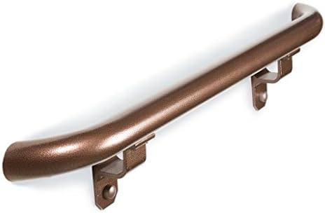 1.9" Round x 6 ft. Copper Vein Aluminum ADA Compliant Stair Handrail Kit with Wall Returns