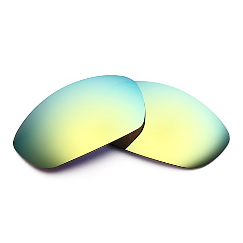 MRY Polarized Replacement Lenses for Oakley Straight Jacket 2007 Sunglasses (Standard, 24K Gold Mirror-Polarized)
