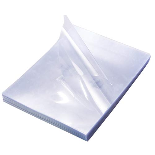 Clear Presentation Cover – 100-Pack Transparent Binding Cover, PVC Report Cover for Business Documents, School Projects, 10-Mil, Clear, 8.5 x 11 Inches