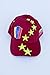 7 ESTRELLAS LA VINOTINTO RETRO NEON STYLE FVF Soccer Hat Burgundy - Gorra de Venezuela Futbol La Vinotinto