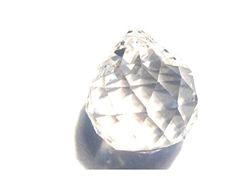 Asfour 1 Piece Crystal Glass Ball Prism Pendant Suncatcher (40mm)