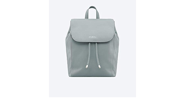 The Saxham Leather Backpack - Blue: Buy 