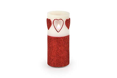 Heart Flameless Candle with Timer - Image 3
