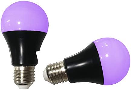 Ciciny Led Uvライト ブラックライト Uv紫外線ライト Uv電球 ステージ照明 9w パーティ イルミネーション ネオンカラー 蛍光メイク ペットのオシッコの発見 偽札防止 鉱物鑑定 蛍光増白剤確認 目には見えない汚れに対策の発見器 結婚式 パーティー 舞台 B07y6f6hz4