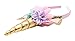 SIFAN Glitter Unicorn Horn Head Band, Flowers Ears Bands for Party Decoration or Cosplay Costume, Gold