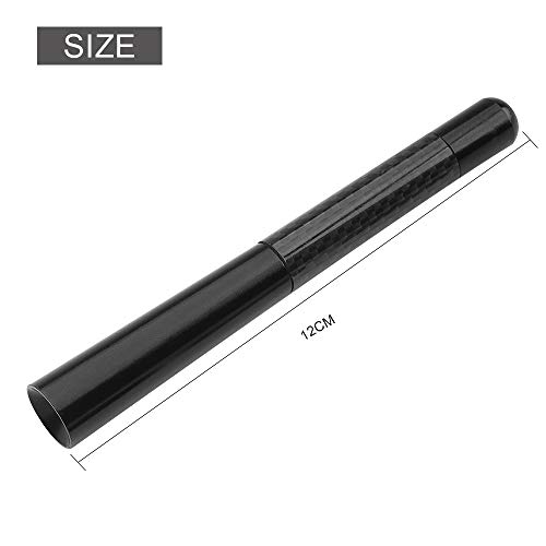 Universal Car Antenna, 4.7 Inch Sports Short Antenna for Truck, Carbon Fiber Bullet Antenna for Toyota, Ford, Chevrolet, Honda, Nissan, VW, Audi, Mazda