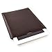 Dockem Executive Sleeve for iPad 1, 2, 3, 4: Slim, Synthetic Leather Case for iPad: Also fits iPad Air (1 & 2) or iPad 9.7 with Smart Cover: Microfiber Lined, Protective Tablet Pouch [Dark Brown]