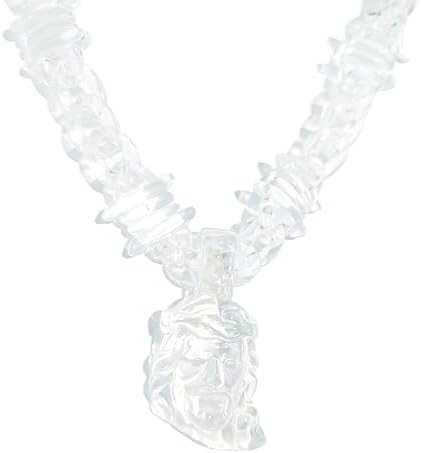 Generic Cross Necklace for Men Women - Acrylic Long Pendant